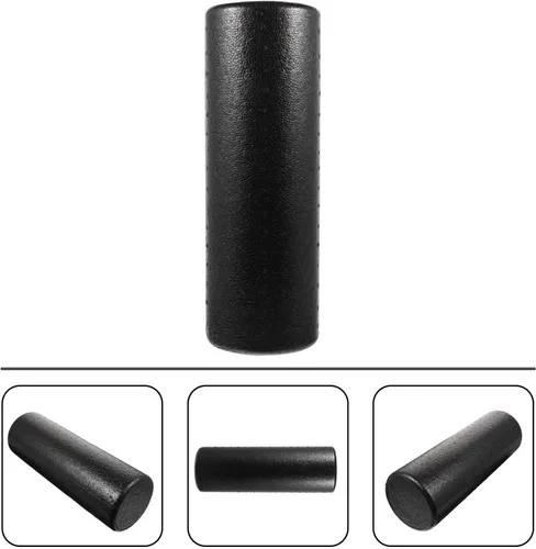 Vista 3 de Rodillo de yoga sólido de alta densidad para masaje de tejido profundo, relajación muscular de piernas y cuerpo, barra de masaje para yoga y terapia