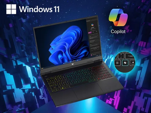 Vista 5 de Acer Predator Helios Neo 14 Gaming Laptop 14.5" WQXGA IPS 120Hz Display AI-Powered Intel Core Ultra 7 Processor 155H NVIDIA GeForce RTX 4060