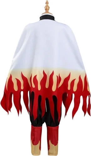 Vista 4 de Disfraz de kimono de anime japonés Tanjiro Kamado Nezuko Giyuu para niños