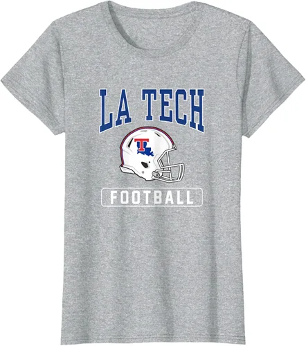 Vista 13 de Camiseta con casco de fútbol Louisiana Tech Bulldogs, Negro