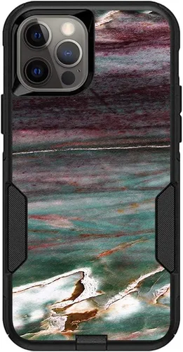 Vista 19 de MightySkins Skin compatible con OtterBox Commuter iPhone 12 y 12 Pro - Mármol ámbar Funda protectora de vinilo duradera y única Fácil de aplicar
