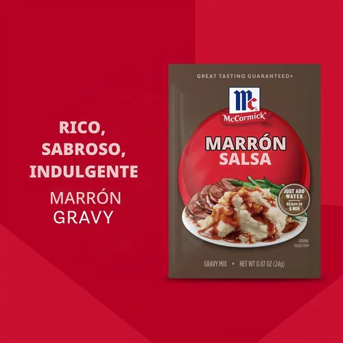 Vista 6 de McCormick - Mezcla de Brown Gravy - Sobre de condimentos, 0.87 onzas, paquete de 24