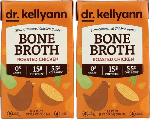 Vista 9 de Dr. Kellyann, Caldo de hueso de pollo asado, 16.9 onzas