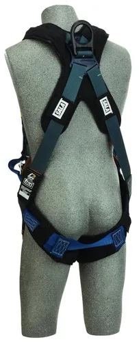 Vista 2 de 3M DBI-SALA ExoFit XP 1110844 Arnés de nailon con arco flash, anillo en D trasero de PVC, bucles de rescate web, acolchado cómodo Nomex/Kevlar