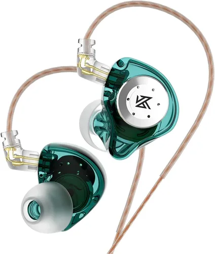 Vista 2 de KZ EDX PRO - Auriculares con cable IEM, auriculares estéreo de alta fidelidad con 1DD nuevo controlador dinámico de 0.394 in con cancelación