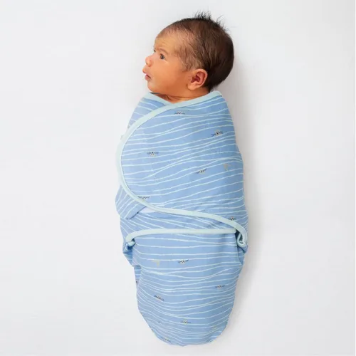 Vista 4 de The Peanutshell Juego de 3 mantas para bebé, saco de dormir para recién nacido, saco de dormir para recién nacidos, de 0 a 3, 3 a 6 meses, algodón