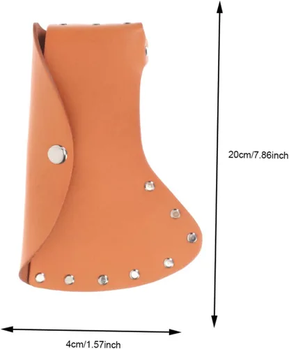 Vista 3 de Funda protectora portátil para acampar y hacha para cortar hachas e ideal para uso y almacenamiento al aire libre