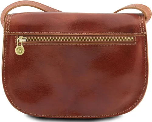 Vista 6 de Piel Toscana - Isabella - Bolso de piel para mujer - TL9031, Marrón), TL9031