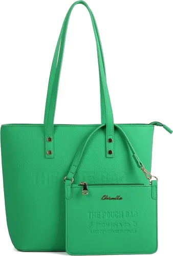 Vista 15 de Chinllo Bolso de mano para mujer, bolso mediano con asa superior