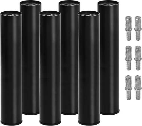 Vista 10 de Patas de metal de 2 pulgadas de repuesto para base de cama ajustable eléctrica, tornillo no ajustable en patas cortas