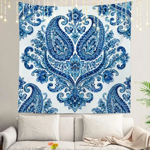 Vista 73 de Shrahala Circles Tapestry, Abstract Art With Various Circles Wall Hanging Hd Print Polyester Backdrop For Dorm Room Bedroom 30 X 40 In