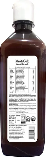 Vista 2 de Jeevanras Mukti Gold Hairwash Combo (16.9 fl oz) - Paquete de 2