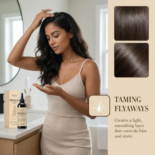 Vista 6 de Aceite de batana, apoya el crecimiento del cabello, aceite hidratante para el cuero cabelludo y el cabello, aceite suavizante hidratante profundo