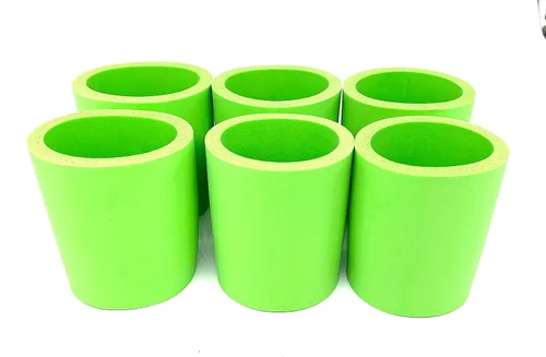 Vista 36 de Pen Kit Mall - Enfriador de latas de espuma gruesa en blanco de la vieja escuela, no plegable (varios colores, paquete de 6 - C, 6)