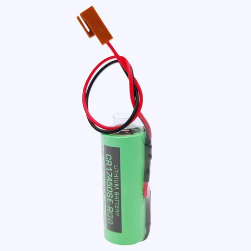 Vista 2 de Batería del PLC CR17450SE-R 3V 2500mah para el sistema CNC de FANUC A98L-0031-0012 con el conector