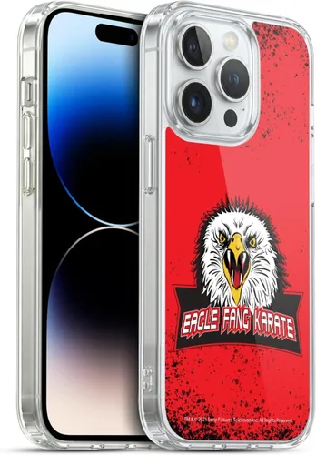 Vista 192 de Head Case Designs Funda de gel suave con licencia oficial de Cobra Kai Eagle Fang Logo Key Art compatible con Apple iPhone 7 Plus/iPhone 8 Plus