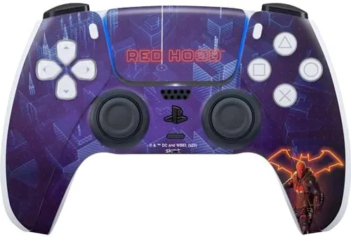 Vista 4 de Skinit Decal Gaming Skin Compatible with PS5 Controller - Officially Licensed DC Comics Gotham Knights Characters Design