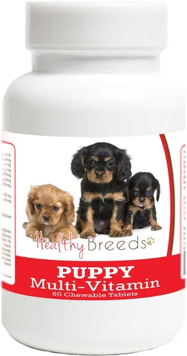 Vista 99 de Healthy Breeds Affenpinscher - Tableta multivitamínica para cachorros y perros, 60