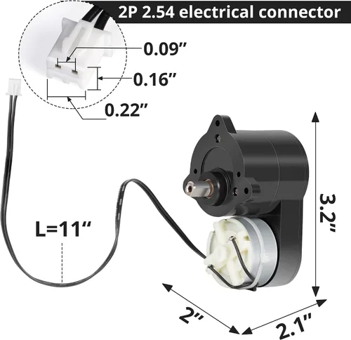 Vista 4 de Noise-isolating Motor for Maintenance, Watch Winder Replacement Motor Kit is Compatible with The Brand of JINS&VICO and LUKDOF Watch Winder Only