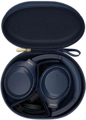 Vista 5 de Sony WH-1000XM4 Auriculares inalámbricos premium con cancelación de ruido, color azul (renovado)