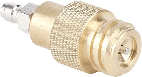 Vista 8 de AYNEFY Adaptador de agua, TR21-4 Adaptador de latón de rosca macho Convertidor de botella de gas de agua Adaptador de cilindro de CO2 Piezas