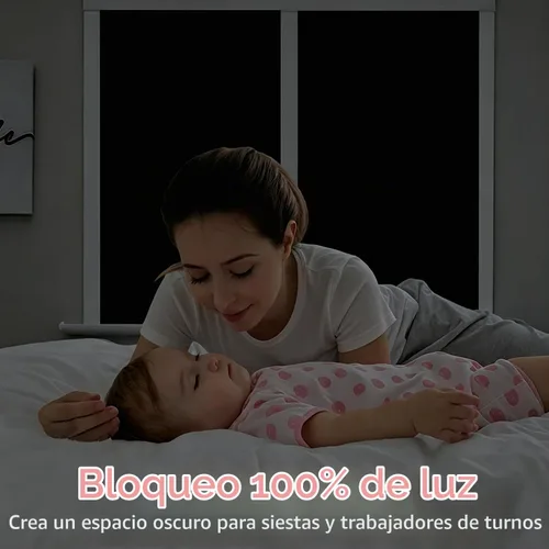 Vista 2 de Película opaca de privacidad para ventana, bloqueo solar, protección UV, adherencia estática, oscurecimiento de la habitación, control de calor, sin