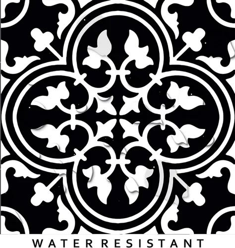 Vista 4 de Bleucoin Kasba - Calcomanías de vinilo autoadhesivas para azulejos de cocina y baño, resistentes al agua y extraíbles, para cambio de imagen