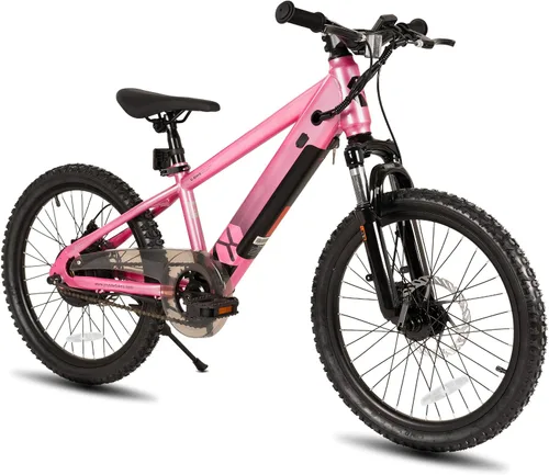 Vista 10 de JOYSTAR Bicicleta eléctrica de 20" 24" para niños, niñas, adolescentes a partir de 7 años Negro