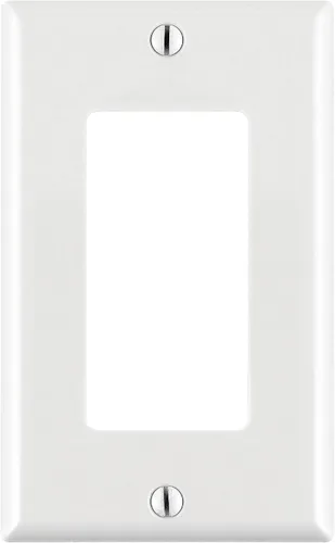 Vista 10 de Cmple - Decorator Wall Plate Insert 1-Gang Decorative Single Gang Faceplate Standard Jack Wall Plate Keystone - 3-Port (Pack of 2)