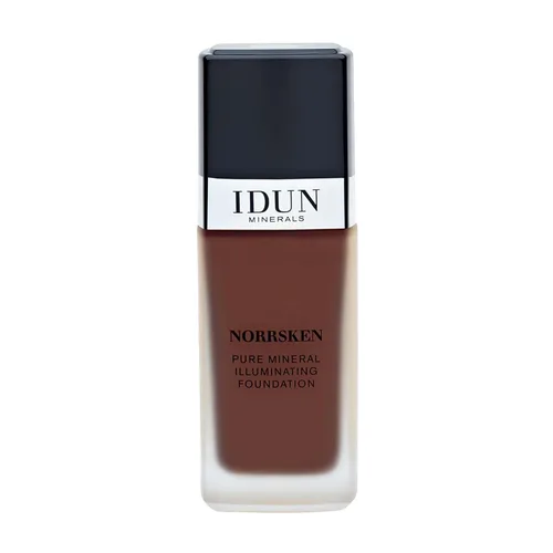 Vista 18 de IDUN Minerals Base líquida Norrsken – Cobertura suave y sedosa – Acabado luminoso y húmedo para piel seca y opaca – Maquillaje vegano y resistente