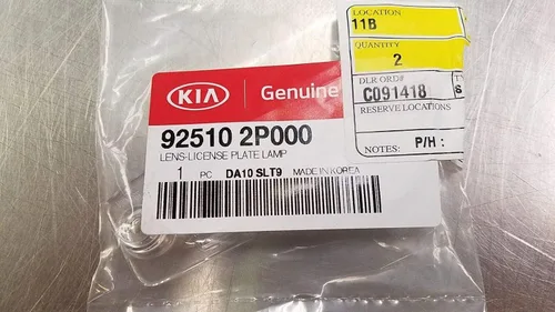 Vista 3 de Nuevo OEM 2011-2013 KIA SORENTO LICENCIA TRASERA LÁMPARA DE LA LÁMPARA DE LA L