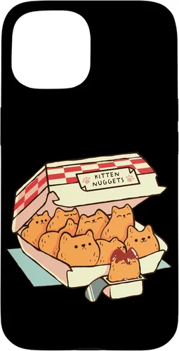 Vista 6 de iPhone 16 Kitten Nuggets Cute Fast Food Cat Shape Foodie Case
