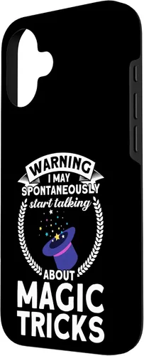 Vista 2 de iPhone 16 Funny Magician Party Quote, Magic Tricks Performer, Magician Case