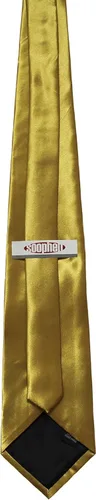 Vista 10 de Soophen corbata para hombre 3.75 pulgadas de color sólido