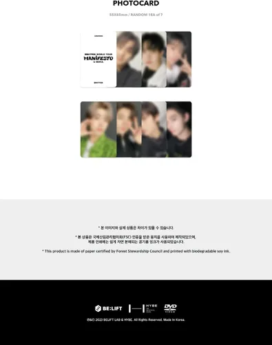 Vista 6 de ENHYPEN - ENHYPEN World Tour [Manifiesto] en Seúl DVD + beneficio de preventa