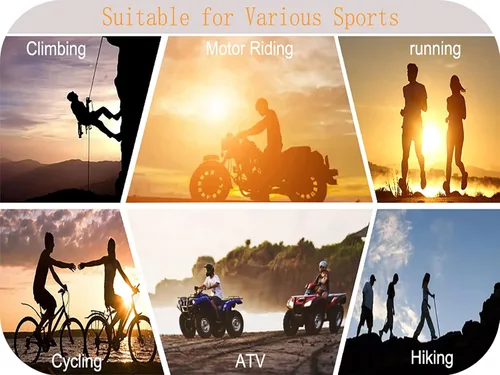 Vista 6 de Guantes para Motocicleta y Moto de Tierra - Guantes para Motocross, Moto y ATV para Carreras Todo Terreno, Deportes de Ciclismo