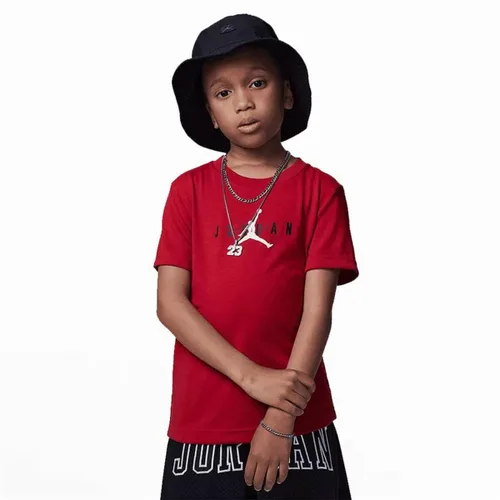 Vista 2 de Camiseta de Manga Corta Infantil Jordan Jumpman Graphic Rojo