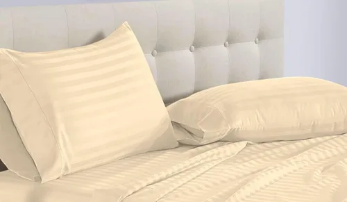 Vista 69 de Epic Cotton 100% algodón egipcio, juego de sábanas de 4 piezas de cama de agua sin adjuntar de 1000 hilos, tamaño Queen, bolsillo profundo de 15
