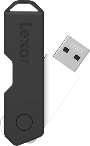 Vista 2 de Lexar JumpDrive TwistTurn2 - Unidad flash USB 2.0 de 128 GB, color negro (LJDTT2-128ABNABK)