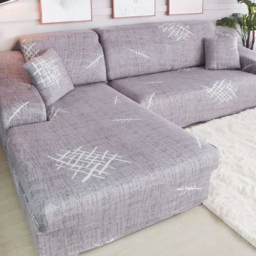 Vista 44 de IMYOGI Fundas de sofá de alta elasticidad, funda de sofá elástica con patrón de elastano, fundas de sofá de dos plazas, 1 pieza, protector de perro