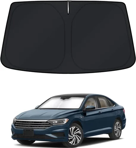 Vista 195 de KUST Parasol para parabrisas para BMW X1 F48 2016, 2017, 2018, 2019, 2020, 2021, 2022, accesorios de ajuste personalizado, parasol plegable