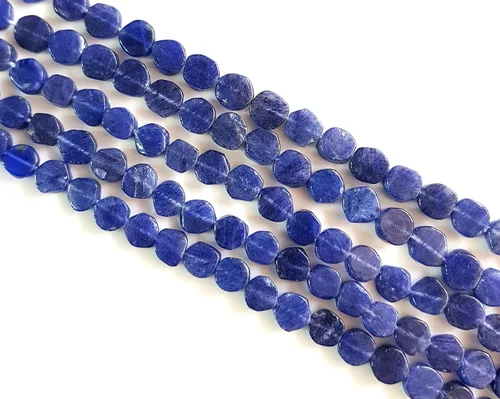Vista 11 de Cuentas de esmeralda de piedras preciosas naturales, cuentas sueltas de esmeralda genuina para hacer joyas, cuentas perforadas en forma de moneda