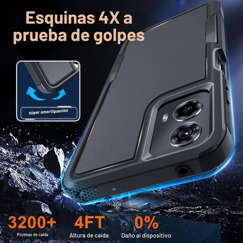Vista 3 de Funda compatible con Moto G 5G 2024, cuerpo completo, resistente