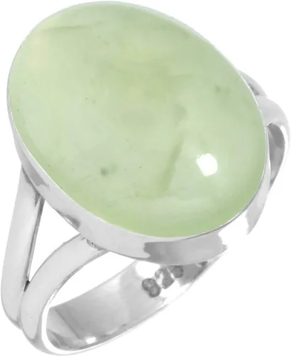 Vista 20 de Anillo hecho a mano de plata de ley 925 genuina grueso con piedras preciosas naturales ágata, cuarzo rosa, lapislázuli, ámbar ovalado, joyería