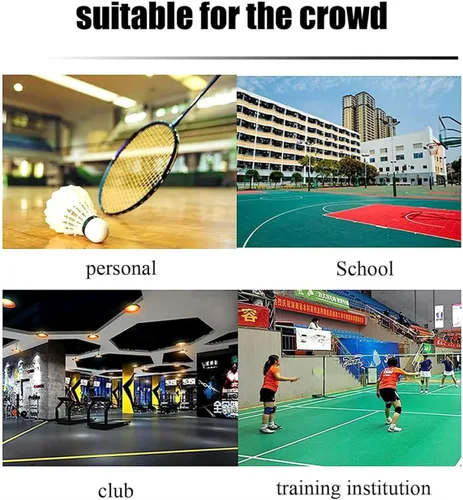 Vista 8 de Máquina de servir bádminton, máquina automática de bolas de entrenamiento de bádminton, máquina de lanzamiento de bádminton para adolescentes