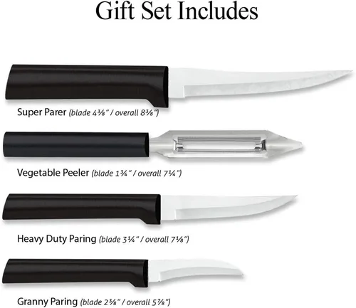 Vista 2 de RADA Cutlery Set de regalo de preparación de comidas (G205), color negro
