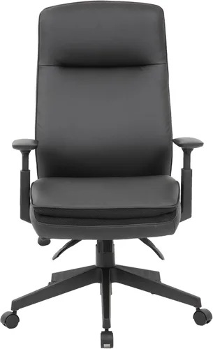 Vista 4 de Boss Office Products Silla ejecutiva de respaldo alto con brazos ajustables