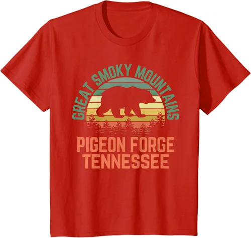 Vista 3 de Camiseta Pigeon Forge Great Smoky Mountains National Park Tennessee, Negro, S