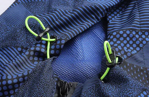 Vista 5 de LONGBIDA Chaqueta cortavientos ligera para hombre, ajuste delgado, abrigos resistentes al viento con capucha, Gris oscuro