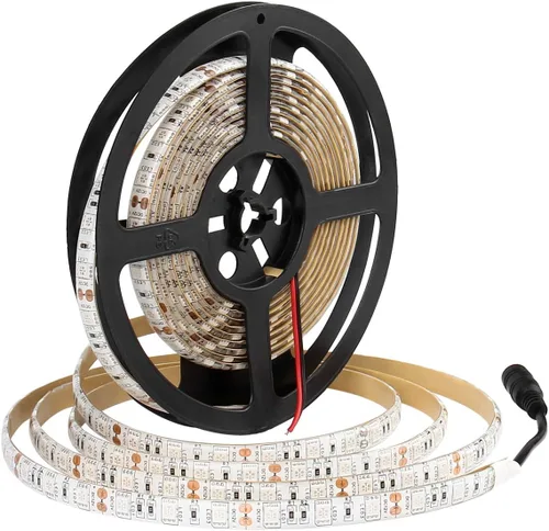 Vista 8 de SUPERNIGHT tira de luz LED, 16.4ft/5M SMD 5050 60Leds/M azul impermeable LED flexible Flash 300 LEDs cuerda luces